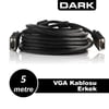 Dark VGA Kablo (Projeksiyon - Monitör) (5m)