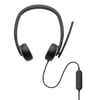 Dell WH3024 Pro Stereo Kablolu Kulaklık Siyah