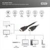 Digitus HDMI Kablo Altın Uçlu Siyah (5m) 4K