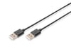 Digitus USB 2.0 Bağlantı Kablosu Siyah (3m)