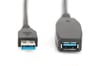 Digitus USB Uzatma Kablosu Siyah (20m)