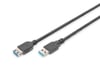 Digitus USB Uzatma Kablosu Siyah USB 3.0 (1.8m)