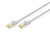 Digitus Zırhlı Patch Kablo Cat6A Gri (0,25m)