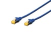 Digitus Zırhlı Patch Kablo Cat6A Mavi (2m)