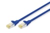 Digitus Zırhlı Patch Kablo Cat6A Mavi (5m)