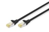 Digitus Zırhlı Patch Kablo Cat6A Siyah (2m)