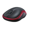 Logitech M185 Kablosuz Mouse Siyah-Krmz 910-002237