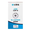 S-Link Cat6 Gri CCA UTP Data Kablosu (305m)