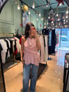 DEGAJE YAKA ASİMETRİK KESİM SATEN BLUZ