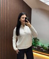 DİK YAKA GOLD DÜĞME DETAYLI KAZAK