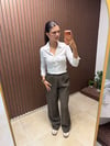 KAHVERENGİ DOUBLE KREP PALAZZO PANTOLON