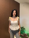 KURDELE DETAYLI FİSTO BLUZ