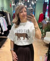 LEOPAR DETAYLI T-SHİRT