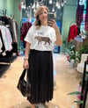 LEOPAR DETAYLI T-SHİRT