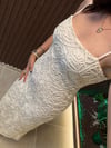Nakışlı Kalem Model Midi Boy Elbise