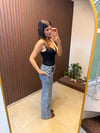 PAÇASI KESİK AÇIK MAVİ STRAİGHT JEAN