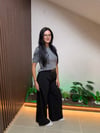 PREMİUM KALİTE KEMERLİ PALAZZO PANTOLON