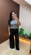 PREMİUM KALİTE KEMERLİ PALAZZO PANTOLON