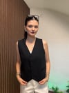 SİYAH KOLSUZ YELEK