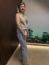 ZIMBALI KESİK PAÇA MOM JEAN