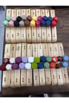 Ahşap çanta yapım kiti(boncuklu)20cm,1 adet