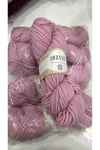Etrofil yün çile ip (500 gram) pembe