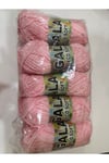 Himalaya gala kadife örgü ipi (500 gram)pembe