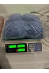 Himalaya kadife ip (dolphıne baby )(442gram)(mavi simli)