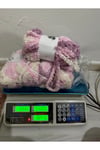 Himalaya yüksek kalite ipi yumoş(662 gram)(pembe&krem)