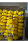 İki renk ışıklı emoji anahtarlık