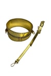 Makaron çanta seti gold