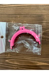 Plastik cüzdan klipsi (pembe)