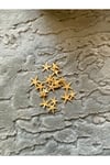 polyester deniz yıldızı minik boy 1.5 cm-3 cm (20 adet)natural