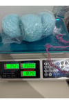 Tavşan tüyü ip(534 gram)mavi