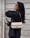Bej Vintage Model El ve Omuz Çantası