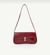Bordo Vintage Model El ve Omuz Çantası