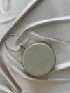 Gold Simli Yuvarlak Abiye Clutch Çanta