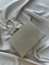 Kadın Gold Simli Abiye, Clutch Gece Çantası