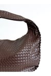 Milano Örgü Desen Kadın Omuz Çantası(En;51 cm*Boy;30 cm)