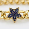 925 Ayar Gold Kaplama Yıldız Taşlı Zirkon Kolye