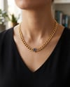 925 Ayar Gold Kaplama Yıldız Taşlı Zirkon Kolye