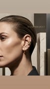 Luna Fine Silver 925 Ayar Gümüş Altın Kaplama Aura Ear Cuff