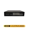 08ODS-8P2U (8+2) 8 PORT POE SWITCH - SWITCH 8 PORT 10/100MB 2 UPLINK 10/100MB WITH POE