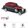 D55 CAR SPEAKERS-Torima Bluetooth Hoparlör Retro Araba Tasarımlı 2x5W FM USB TF Speaker D55