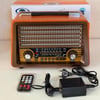 Everton Rt-750 büyük boy USB/FM/BT Bluetooth Nostajık Radyo Müzik Çalar