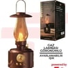 FİOPLUS FP-60 Nostaljik Retro Gaz Lambası Taşınabilir Bluetooth Hoparlör Usb Fm Aux Girişi