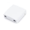 FTTH Box 2 ports  NO logo, EMPTY, 85*85*2 SONLANDIRMA KUTUSU