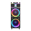 Hepu Hp-928 2x12” RGB Işıklı Taşınabilir Bluetooth Partybox Speaker–100W RMS Güç