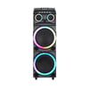 Hepu HP-930 Taşınabilir Şarjlı Ahşap Kasa Bluetooth Parti Hoparlörü 80 w rms 12inc*2 Subw Super Bass
