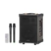 Hepu HP-976 Taşınabilir Party Speaker | 40W Bluetooth Hoparlör | 8” Bass | 2 Kablosuz Mikrofon